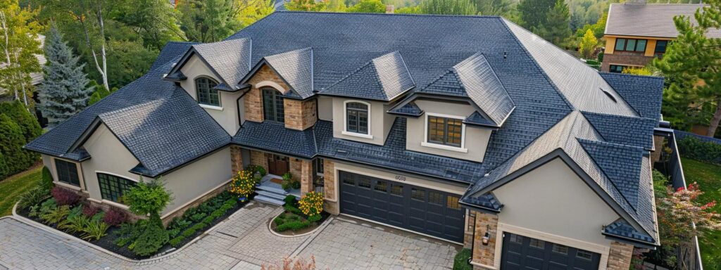 a meticulously prepared urban home exterior showcases clear driveways and secure outdoor spaces, emphasizing efficient access for roofing contractors amidst protective coverings and organized materials, ready for a seamless roof installation process.
